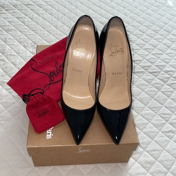 Christian Louboutin So Kate Patent Pointed-Toe Red Sole Pump - Picture 8 of 13